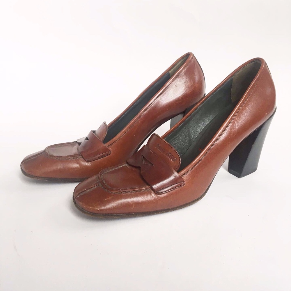 Miu Miu heeled loafers